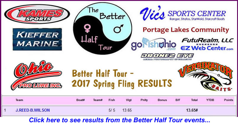 Better Half Tour - Tournament Results
